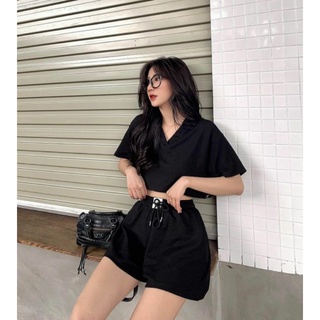 Set thể thao croptop rút dây