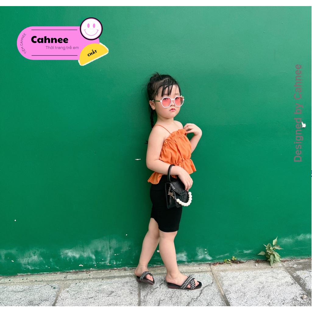 Áo Croptop 2 dây Cho Bé Gái
