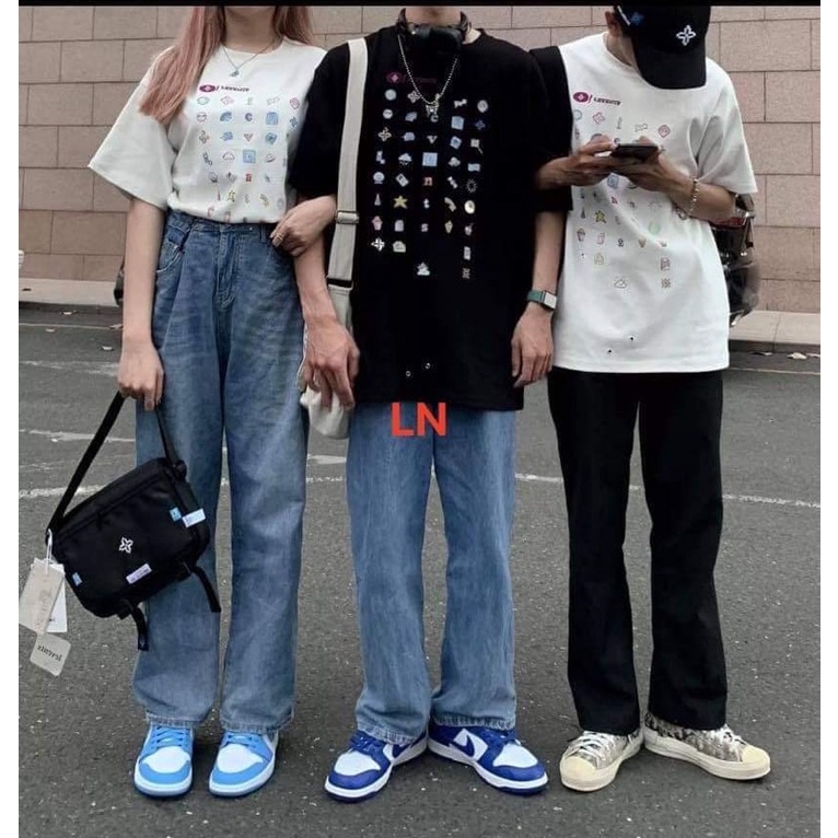 Áo phông 5D nhiều hình nhỏ LN11