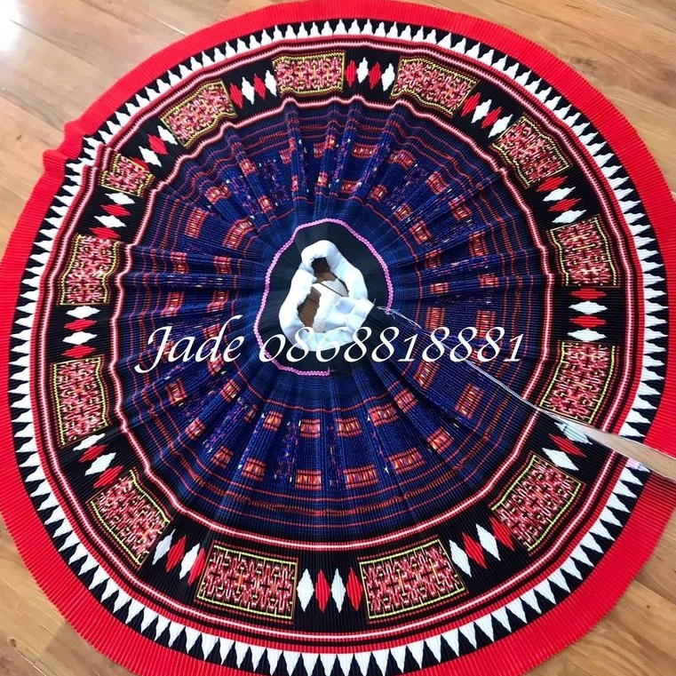 Chân váy hmong - trang phục dân tộc hmong - trang phục h'mông - hàng tinh xảo