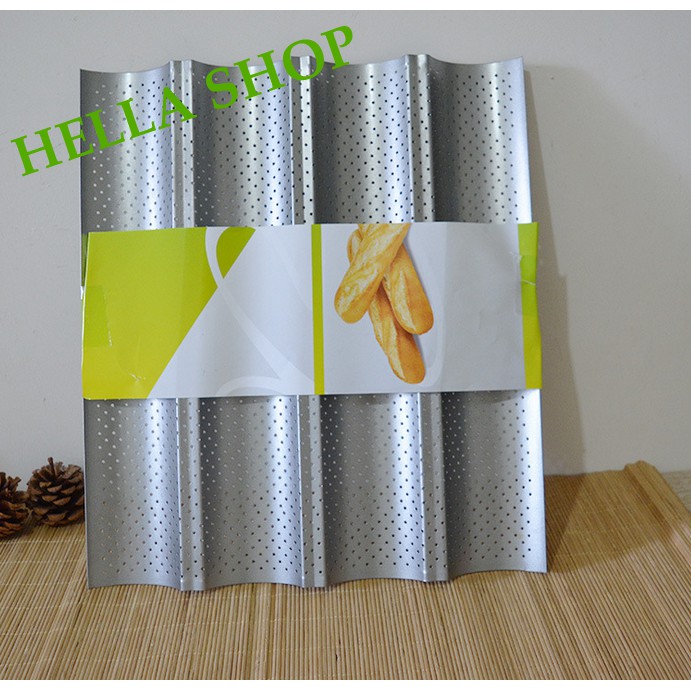 Khuôn bánh mì baguette 4 rãnh