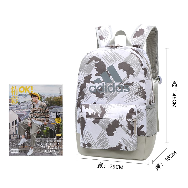 SMA Ba Lô Đi Học Adidas Bằng Sợi Nylon Chất Lượng Cao