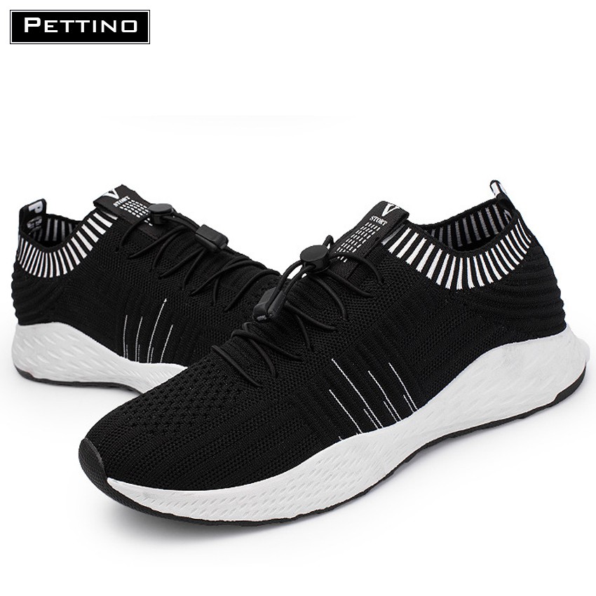 Giày sneaker cổ bo thun Màu Đen PETTINO - P005 | BigBuy360 - bigbuy360.vn