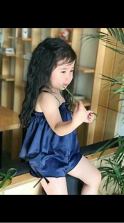 Bộ lụa 2 dây cho bé yêu
