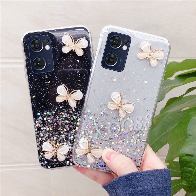 Ốp Điện Thoại Gel Mềm Lấp Lánh Cho OPPO reno 10 A18 Reno 7Z 7Z 5G A76 A55 4G 2022 Reno7 Z Reno7Z OPPOA76