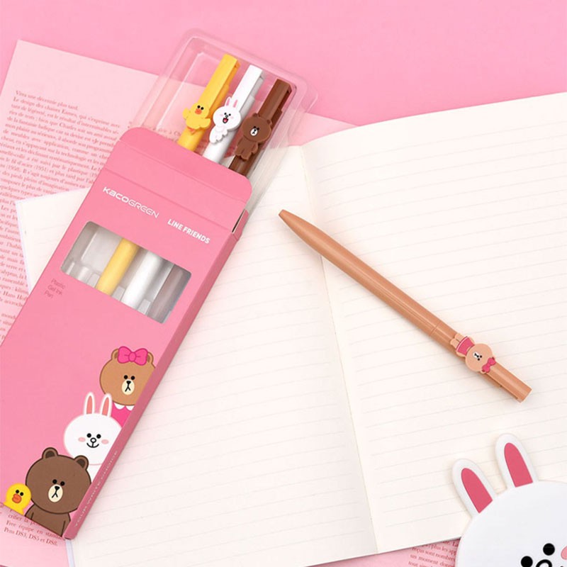 Bút Kaco LINE FRIENDS ngòi 0.5mm