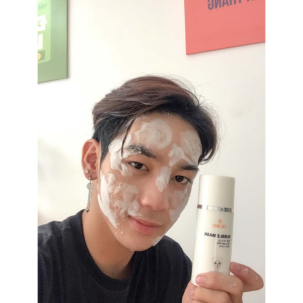 Mặt nạ sủi bọt Hàn Quốc Ciciro - Ciciro bubble mask giúp làm sạch da và lỗ chân lông, cung cấp dưỡng chất và dưỡng ẩm da