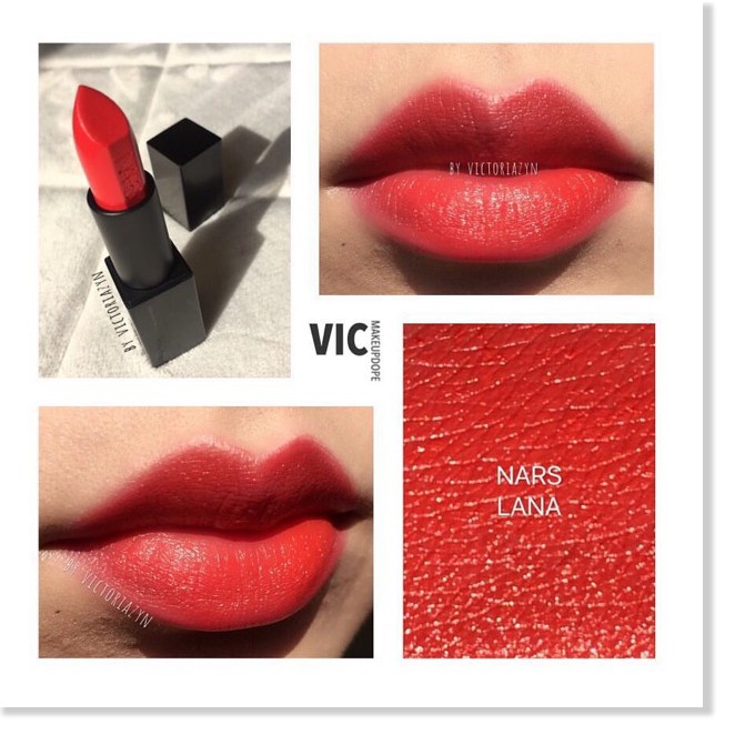 [Mã giảm giá mỹ phẩm chính hãng] Son Nars Audacious lipstick màu Mona, Jane, Lana,