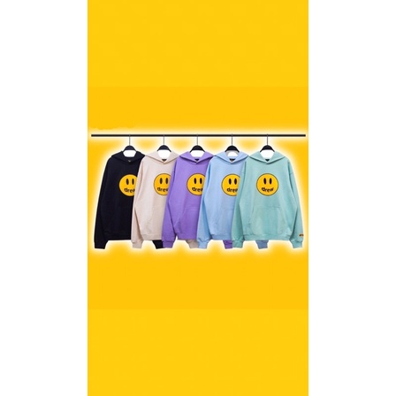 Áo Hoodie Drew Nam Nữ Form Rộng Khoác Nỉ Sweater Unisex Zip Nhiều Màu Nhiều Size.