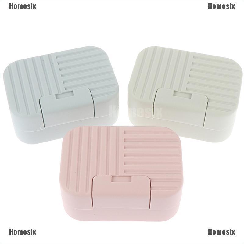 [zHMSI] 1pc Portable Waterproof Soap Dish Bathroom Soap Holder Travel Soap Box TYU