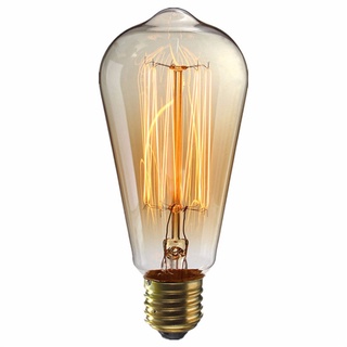 HCM-Bóng đèn Edison Vintage ST64  (Spiral - Filament) sợi đốt, dây tóc E27