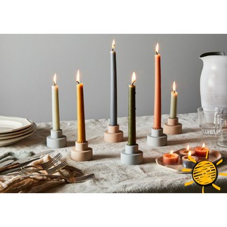 ĐẤT SÉT GỐM/THẠCH CAO TỰ NHIÊN CHỊU NHIỆT TỰ LÀM ĐẾ NẾN tặng kèm CỎ XANH DECOR