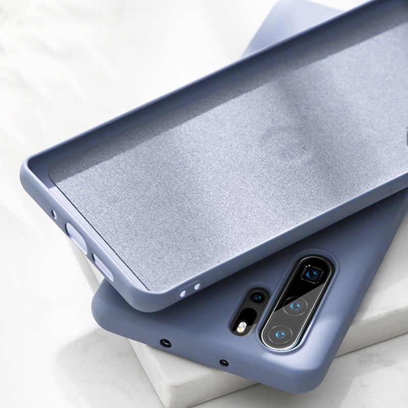Ốp Điện Thoại Silicon Mềm Chống Sốc Kèm Móc Xỏ Ngón Nam Châm Cho Huawei P20 P40 P30 Pro