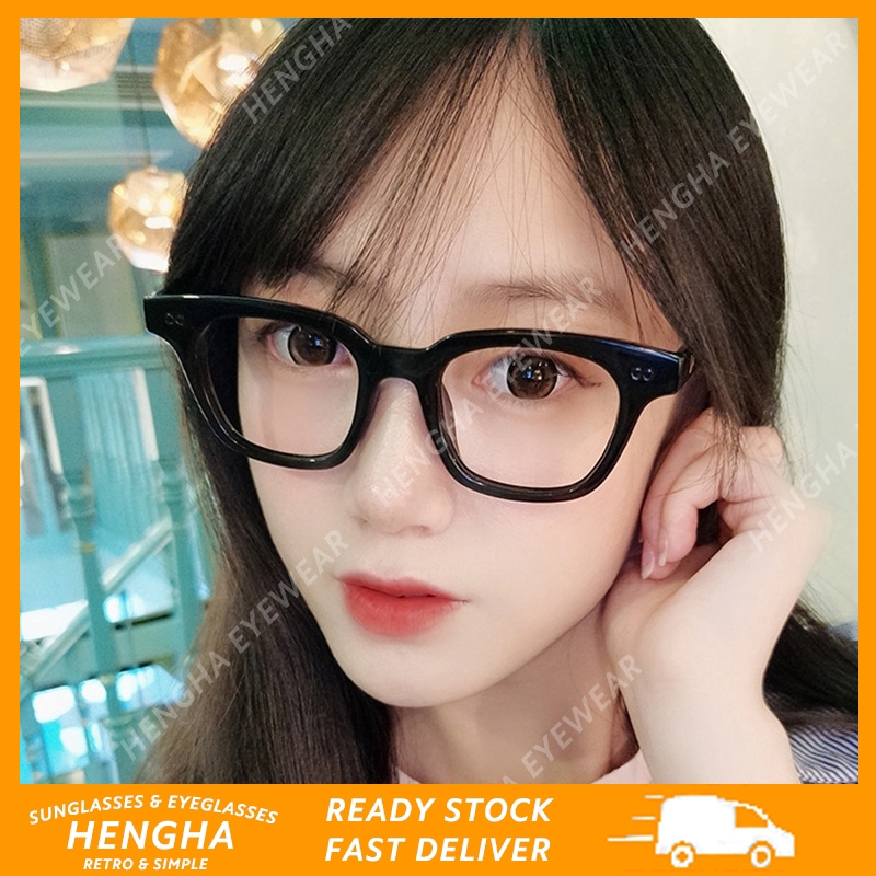 Mắt Kính Gọng Vuông Thời Trang Hàn Quốc