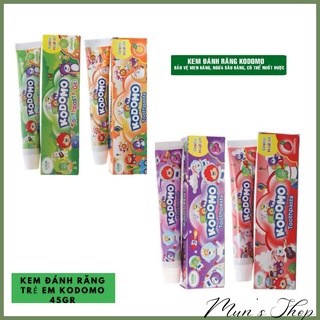 Kem Đánh Răng cho bé Kodomo Toothpaste Orange 45g kem đánh răng kids hương cam,dâu,dưa gang,nho