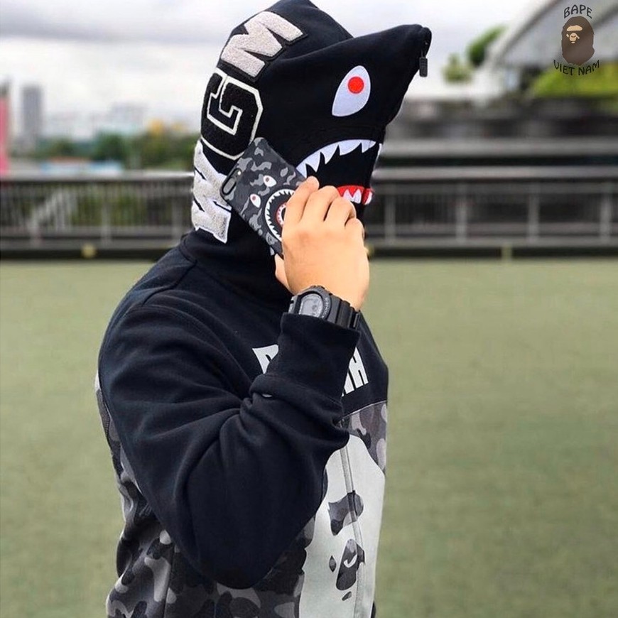 [ODER + FREESHIP] Jacket Bape Shark x Puma fullzip , Áo khoác Hoodie Bape Cá Ngáo | BigBuy360 - bigbuy360.vn