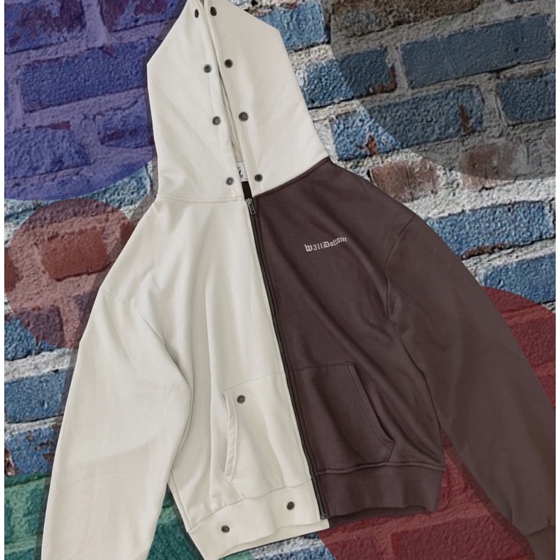 W311Dotcom ‘DRIP BOXY ZIP Hoodie/ Form dáng Boxy có mũ/ Khoá YKK chính hãng