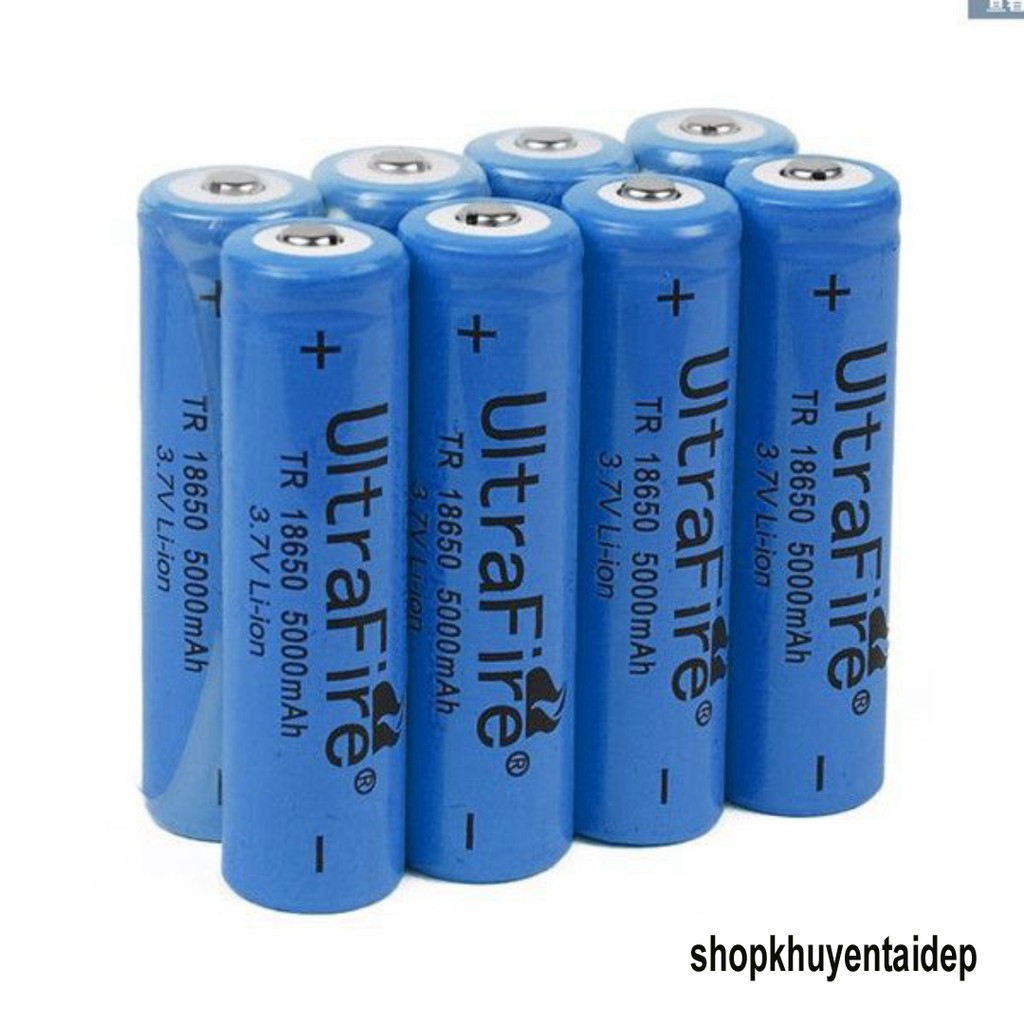 Pin Sạc 18650 5000mAh 3.7V lắp vào các thiết bị điện tử, dùng cho Box sạc, quạt usb, cell laptop, đè
