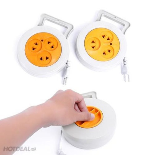 Ổ cắm điện tròn 3 lỗ 5 Mét - Ổ Cắm Điện Dân Dụng Dây Dài 8 Mét