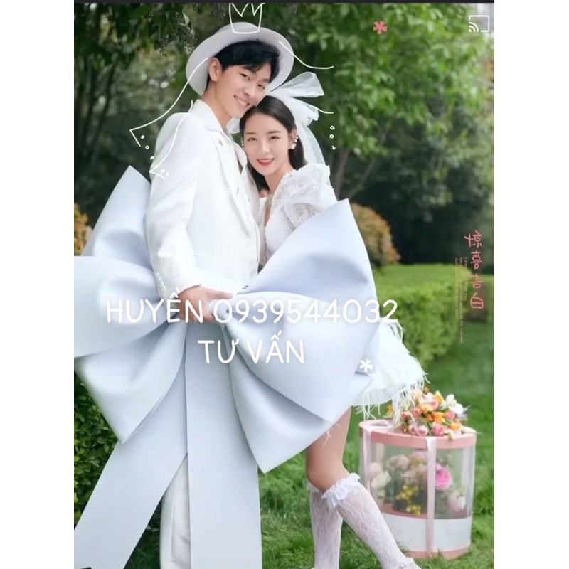 nơ chụp ảnh xốp siêu to đẹp chất