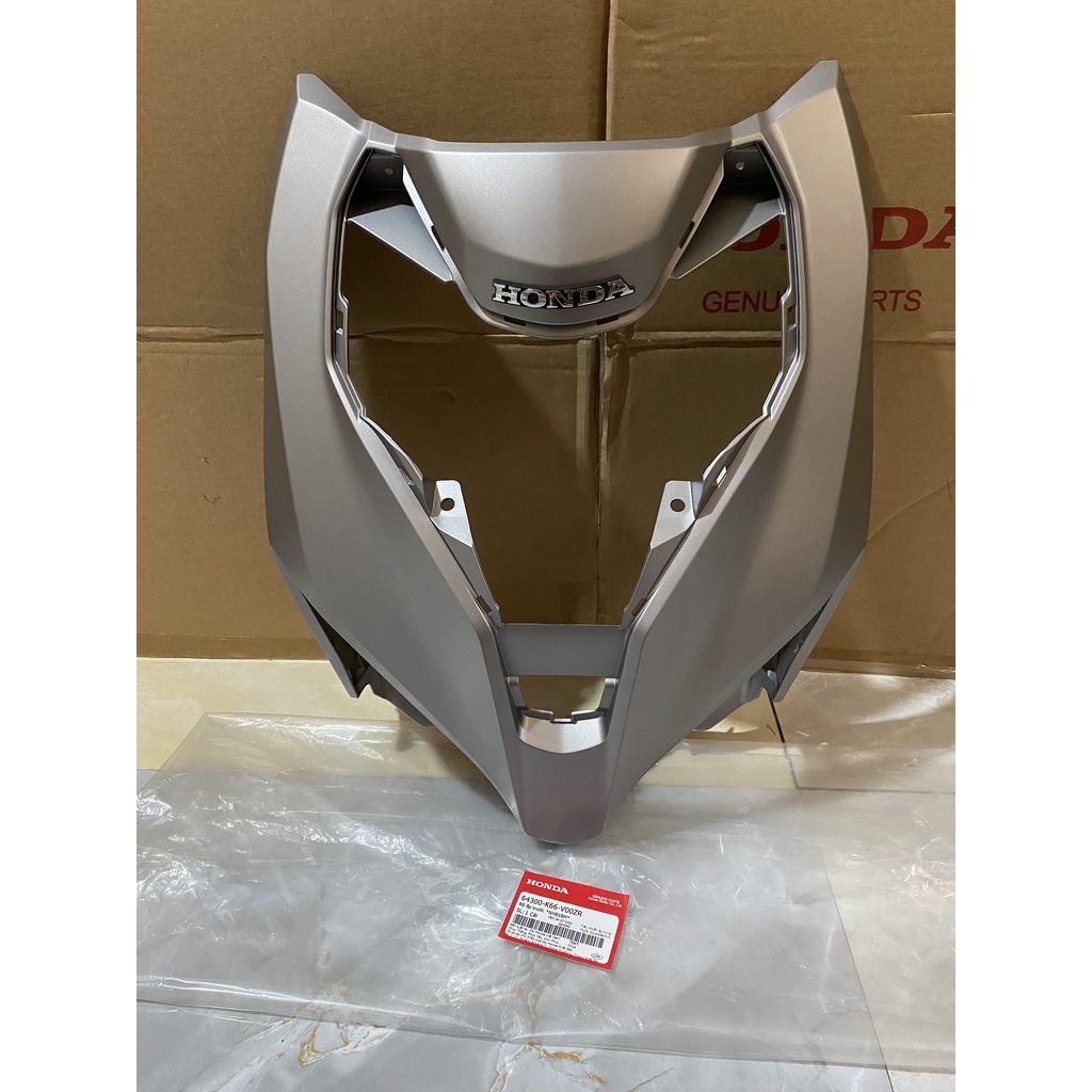 Bộ ốp trước - mặt nạ HONDA AIR BLADE 125 năm 2015-2016 màu Xám bạc.