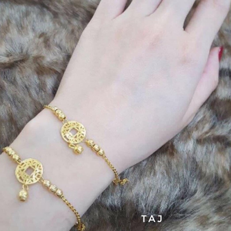 Lắc tay nữ bạc thật, lắc tay kim tiền chiêu tài lộc may mắn - Kho sỉ bạc Nhất Linh