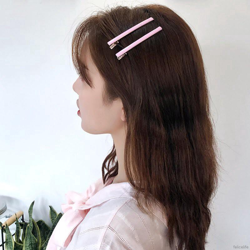 Kẹp tóc kim loại đơn giản thời trang cho nữ