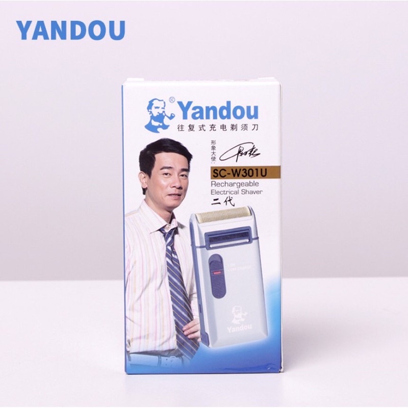 [gì cũng rẻ] Máy cạo râu YANDOU - SC-W 301U nhỏ gọn TẶNG KÈM bộ lưỡi + mạng