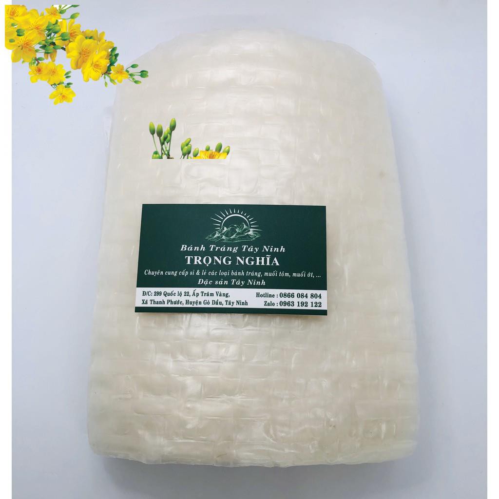 500G-Bánh Tráng Cuốn Thịt Tây Ninh Trọng Nghĩa Loại Vuông