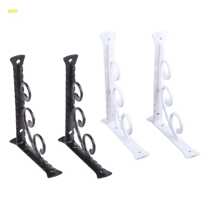 Set 2 giá đỡ kệ gắn tường hình tam giác bằng kim loại