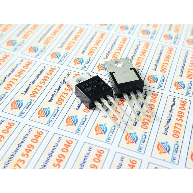 [Combo 2 chiếc] IRF1405 1405 Mosfet Kênh-N 55V/169A TO-220