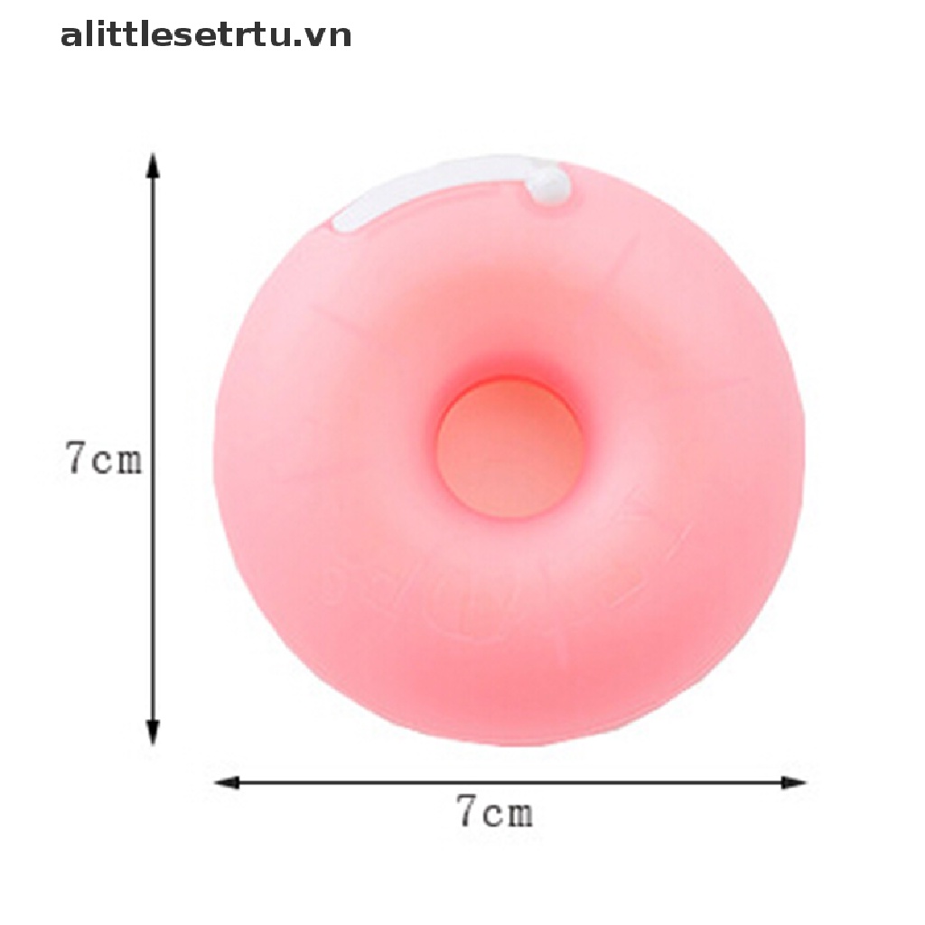 1 Hộp Đựng Băng Keo Hình Bánh donut Hoạt Hình