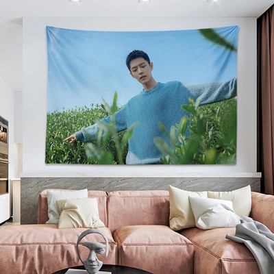 Tranh vải trang trí, tranh vải cao cấp in hình Tiêu Chiến ( Kèm quà)