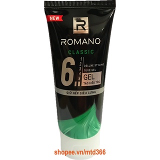 Gel Vuốt Tóc 150g Romano Classic Giữ Nếp Siêu Cứng.
