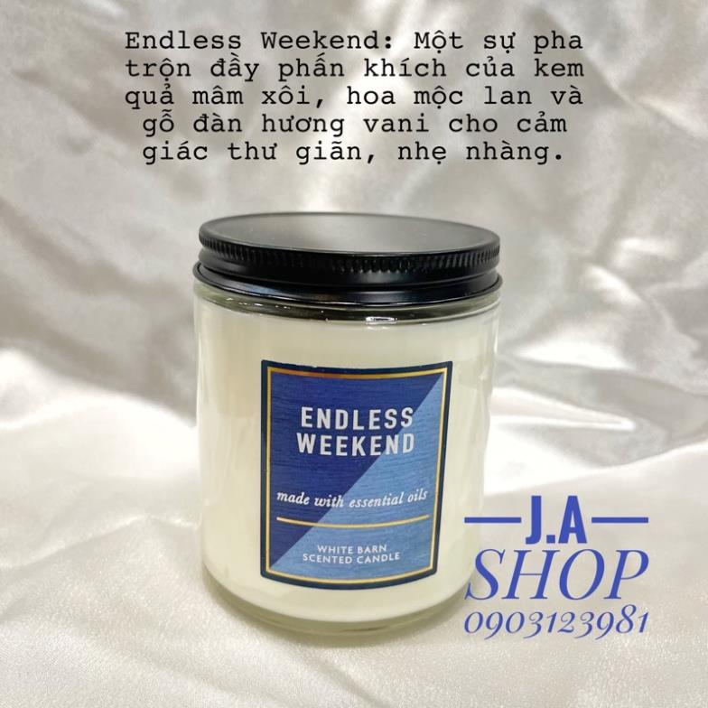 Nến Thơm 1 Bấc Bath & Body Works - Nhiều Mùi Thơm & Hot 198g MH Store