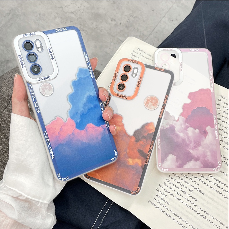Ôp Điện Thoại Hình Đám Mây Dễ Thương Cho samsung galaxy s22 ultra s21 fe samsung galaxy a03 a10s a22 5g Ốp