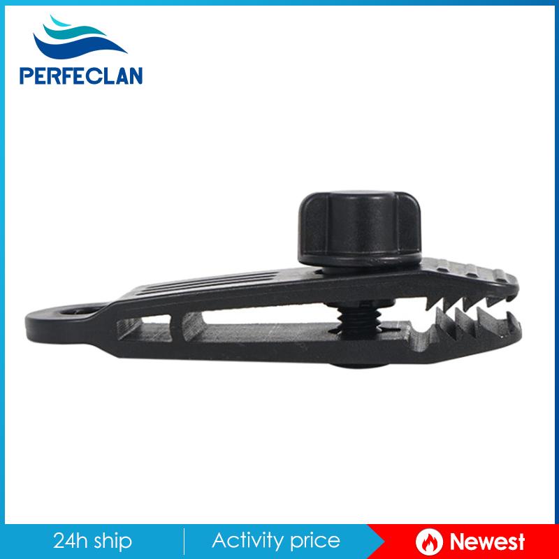 Set 4 Kẹp Lều Cắm Trại Bằng Nylon Chịu Được Sức Nặng Kèm Vít Cố Định Ngón Tay