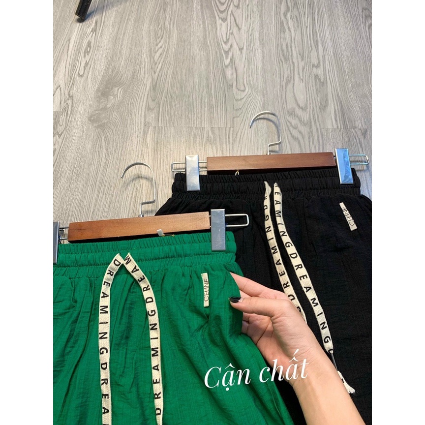 Quần đũi nữ CE lINE Bomber cạp chun, quần đũi bom nữ bo gấu  chất mềm mát xịn xò