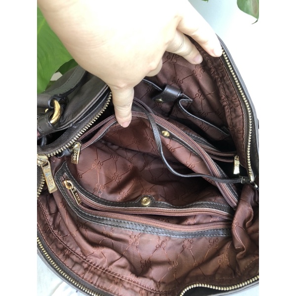 Túi công sở da sáp hiệu Cobo