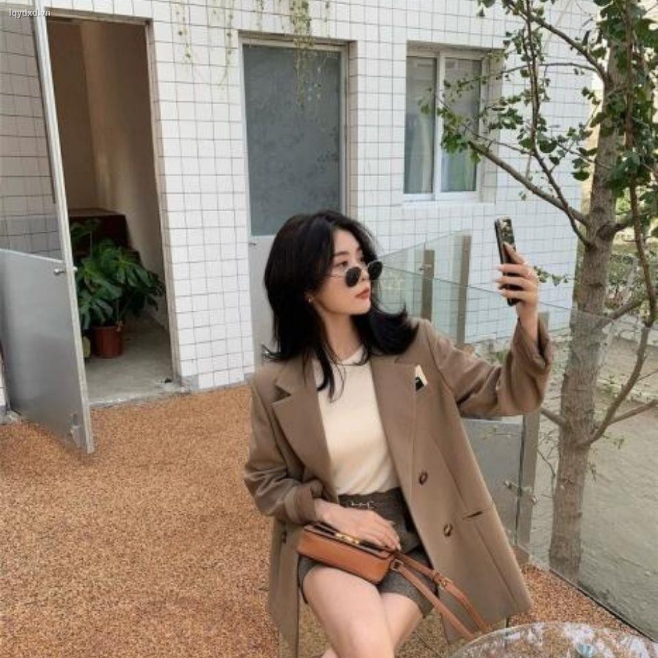 Áo khoác vest dáng rộng kiểu Hàn Quốc thời trang hè 2020 thanh lịch cho nữ