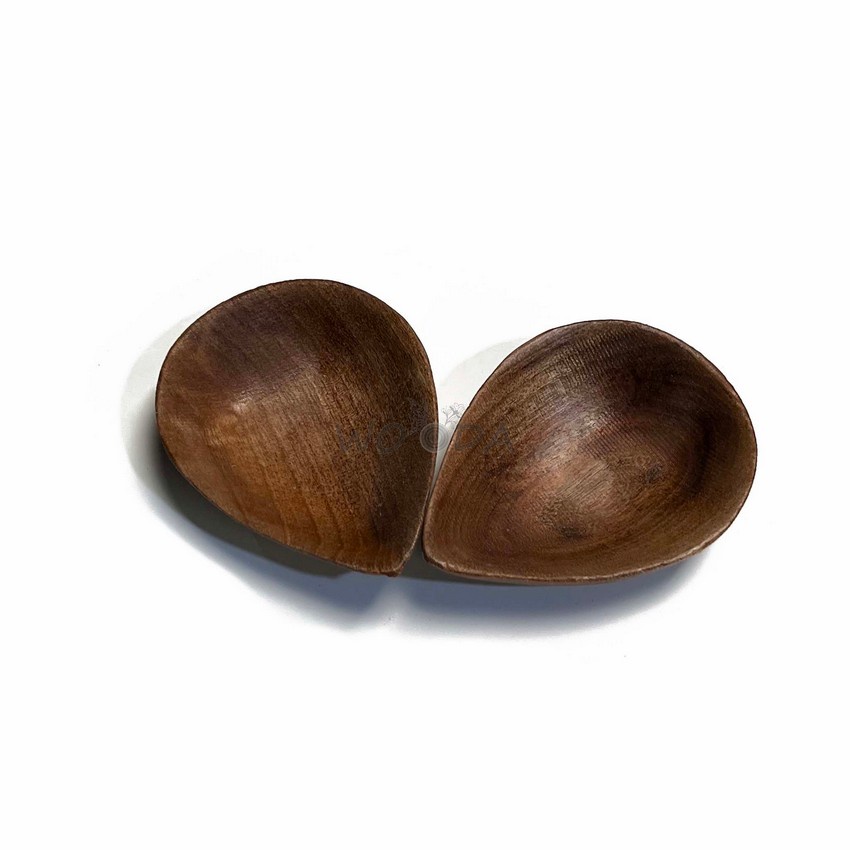 Bát gỗ, chén gỗ Walnut hình giọt nước, thích hợp đựng nước chấm, vật dụng nhỏ (6.5x8.4cm)