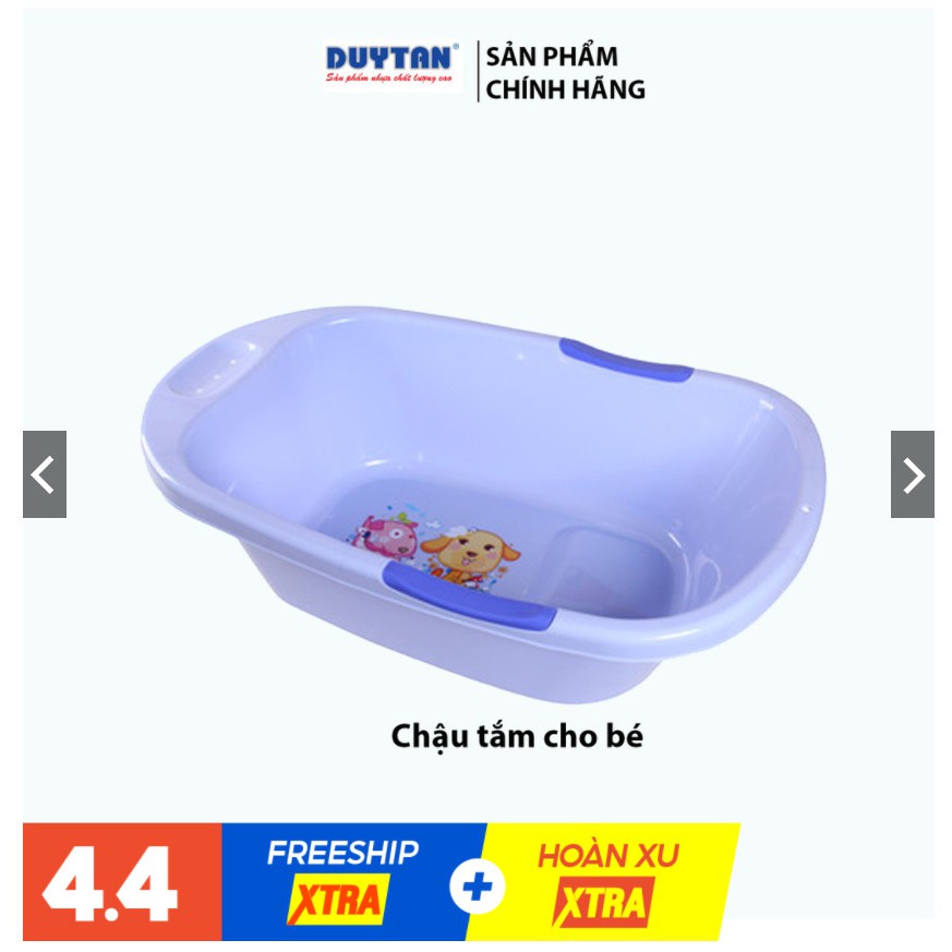 Chậu tắm Duy Tân nhiều màu (Thau tắm cho bé)