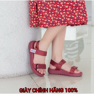 FACOTA giày dép sandal nam, nữ hồng mận mang đi chơi đi học AN04