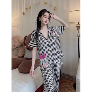 Bộ Pijama Lụa Latin Thiết Kế Cao Cấp