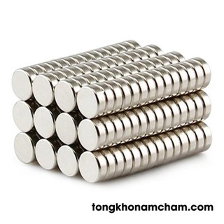 Nam châm viên đất hiếm 8x3mm