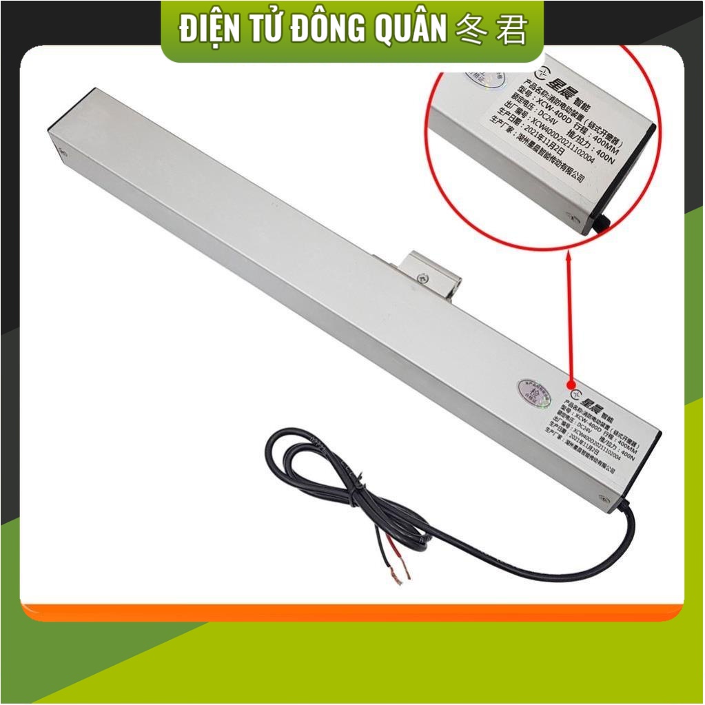 Thiết bị đóng mở cửa sổ, nắp giếng trời tự động 24VDC 300 / 400 / 500 / 600 / 800 mm [ĐIỆN TỬ]