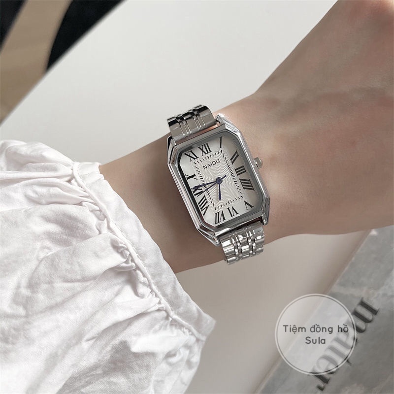 Đồng hồ đeo tay nữ đẹp chính hãng chống nước 3ATM mặt chữ nhật giá rẻ   - SULAREC | BigBuy360 - bigbuy360.vn