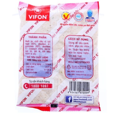 Combo 2 gói bột canh (súp) Vifon gói 200g