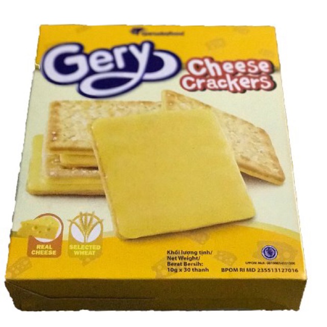 BÁNH QUY CRACKER GERY PHÔ MAI HỘP 300GR