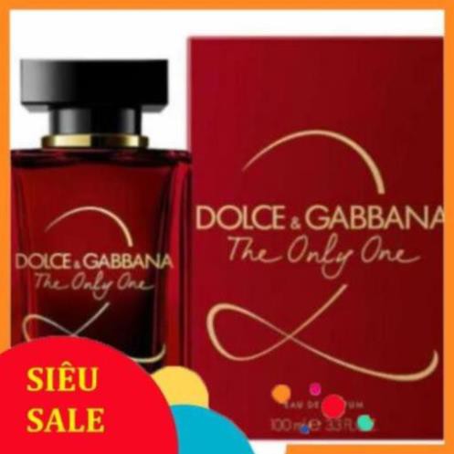 [ FREESHIP ] - ☀☁✈ Nước Hoa ❤️CAO CẤP❤️ -   Nước hoa nữ Dolce & Gabbana The Only One 2 EDP 100ml (full seal)
